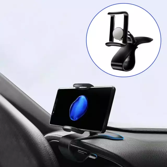 In Car Phone Holder Clip Dashboard Mount Stand HUD Design For Mobile Cell Phone.