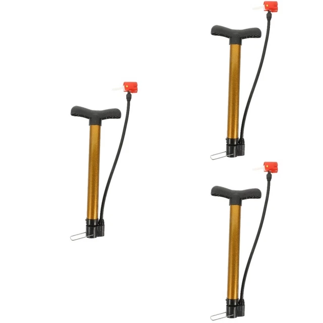 3 piezas inflador de neumáticos portátiles bomba de bicicleta bicicletas bombas de baloncesto