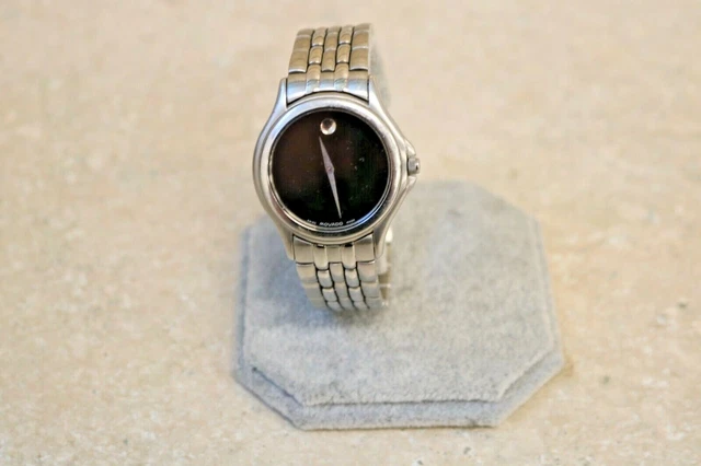 Movado 84-E4-0863 Museum Stainless Steel Men's Watch *Pre-Owned* Free Shipping