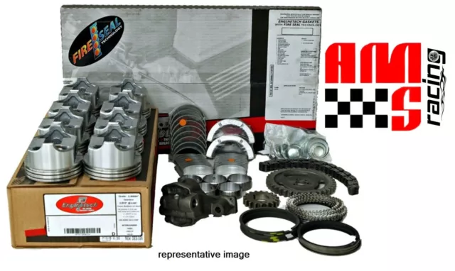 Engine Rebuild Overhaul Kit for 1967-1985 Chevrolet GMC Truck 350 5.7L OHV V8