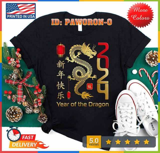 YEAR OF THE Dragon 2024 Lunar New Year Chinese New Year 2024 TShirt