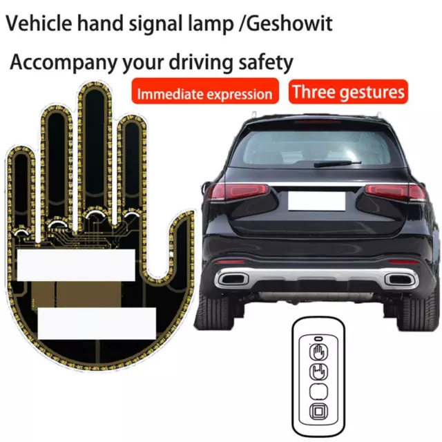 https://www.picclickimg.com/8WQAAOSwCD9kyi7l/Funny-Car-Middle-Finger-Gesture-Lights-with-Remote.webp