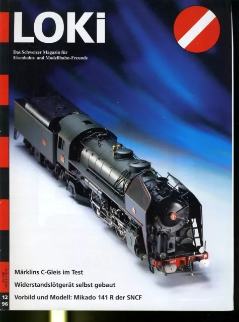 Modellismo Treno Ferrovia LOKI anno 1996 n° 12