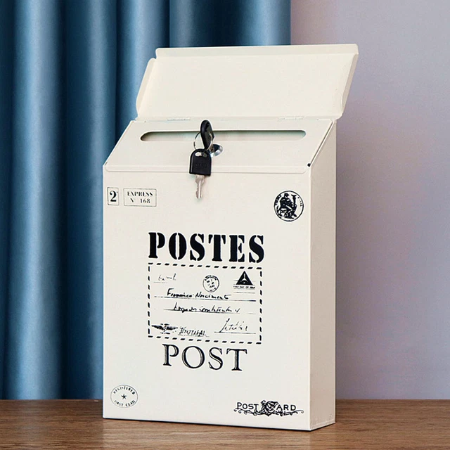 Wall Mount Mailboxes Hanging Mail Organizer Suggestion Box Office 6