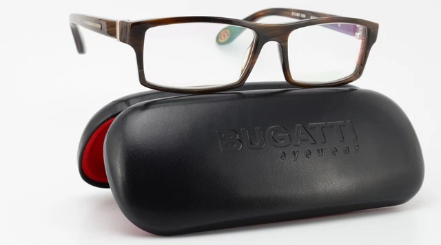 Lunettes Vintage Bugatti EB 1070 - Monture Argent Et Dorée Ovale - Style Rétro Unisexe