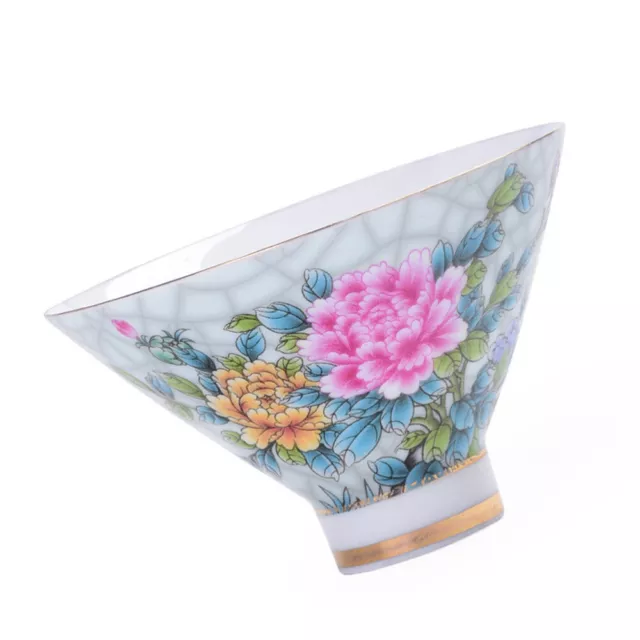 Taza de té de esmalte tazas de porcelana taza de leche flores a la parrilla taza de café
