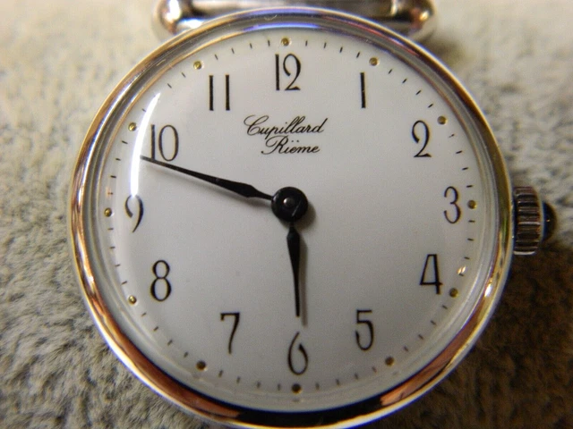 MONTRE ANCIENNE AUTOMATIQUE homme CUPILLARD RIEME acier date FE 361 EUR