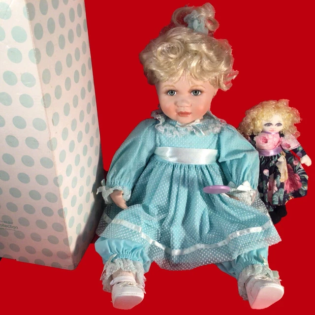 Hamilton Heritage Collection Doll Connie Walser Derek 1991 Porcelain 18"