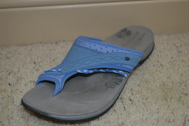 MERRELL HOLLYLEAF SANDALS Thong Toe Womens Size 11 US 9 UK Blue