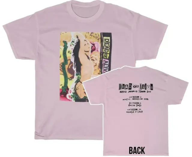 VINTAGE DEAD OR Alive Nude Japan Tour T-Shirt Unisex Tee For Fan S 