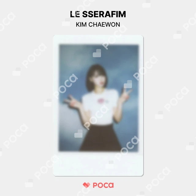 LE SSERAFIM S/S 2024 Pop-Up Store KIM CHAEWON Official Photocard EUR 5