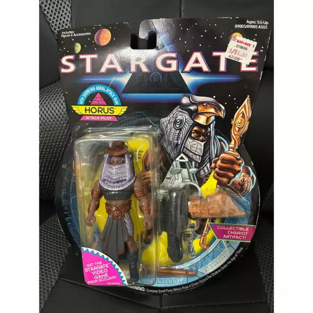 Vintage 1994 Hasbro Stargate Horus Attack Pilot Action Figure New On Card