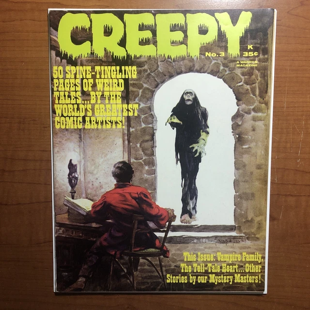 Creepy #3 F/VF 7.0 Frazetta cvr Horror 1965 Warren Magazine