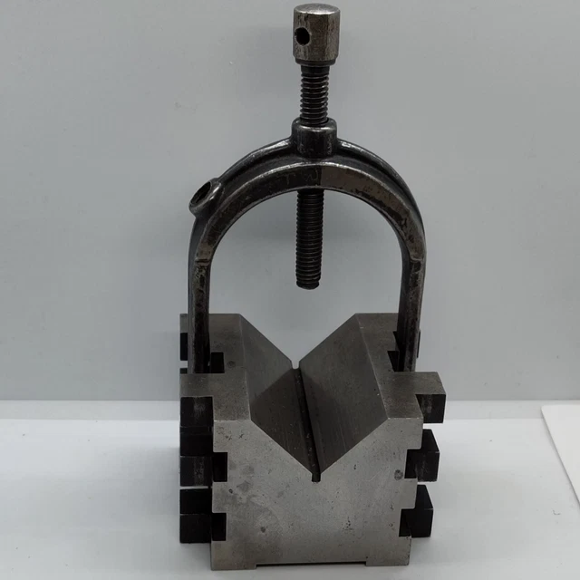 Starrett No 568 V-Block Vee Block with clamp