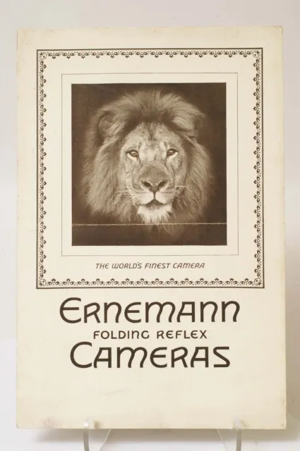 Folleto de cámara F66660~ *RARO* original c.1922 Ernemann modelos Ernoflex I y II