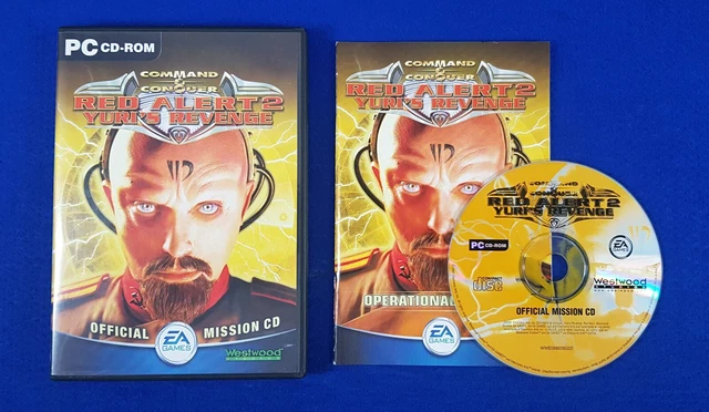 COMMAND CONQUER Yuri s Revenge Red Alert 2 Expansion PC Game 2001 CD 