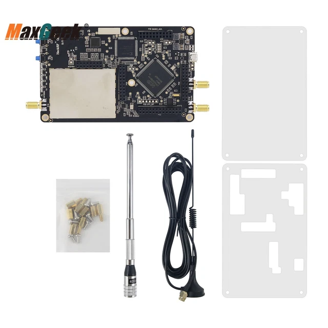 1MHz-6GHz HackRF One R9 SDR Development Board V1.8.x w/ Antennas&Acrylic Shell