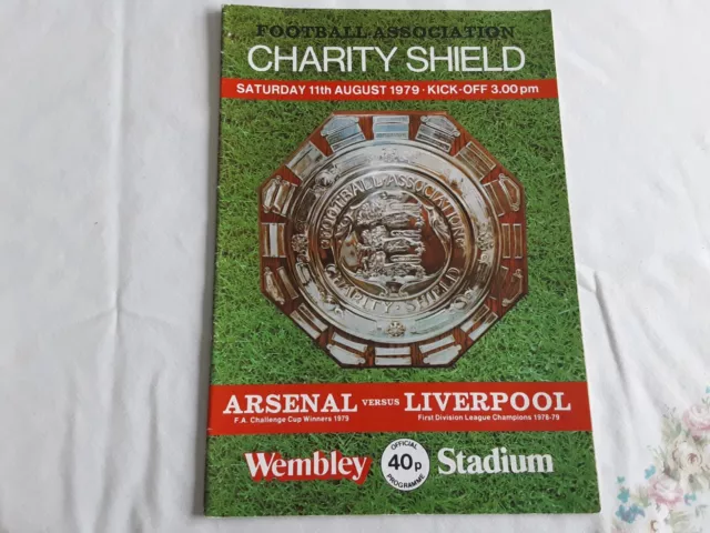 Arsenal v Liverpool 1979 Charity Shield (fp1)