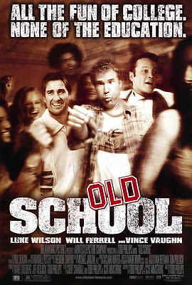 OLD SCHOOL Movie POSTER PRINT 27x40 Luke Wilson Will Ferrell Vince Vaughn