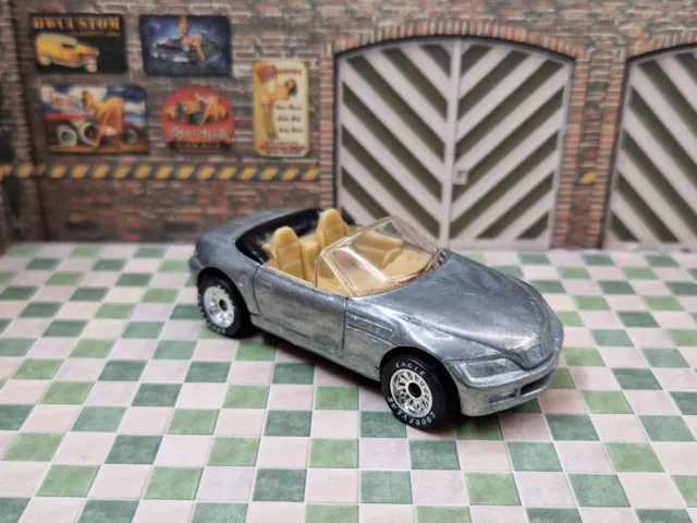Matchbox BMW Z3 Roadster 1997 Inaugural Collection Silver Diecast Car in MINT Co