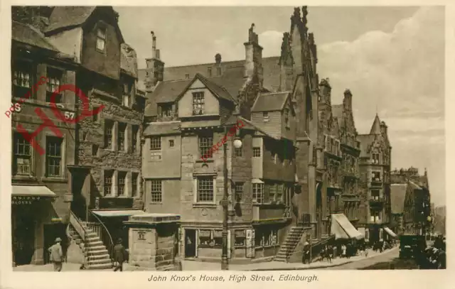 Picture Postcard:-Edinburgh, High Street, John Knox's House