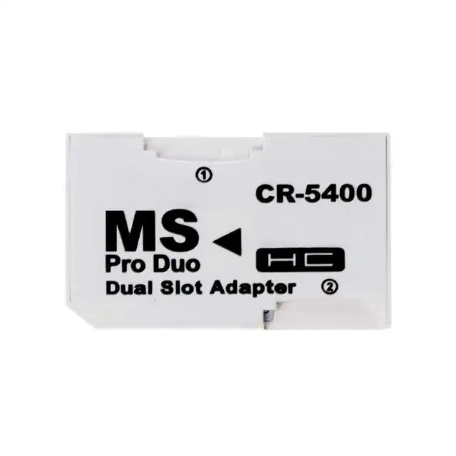 Adaptador Doble Micro Sd Sdhc Memory Stick Pro Duo Ms Psp 1000 2000 3000 Dual