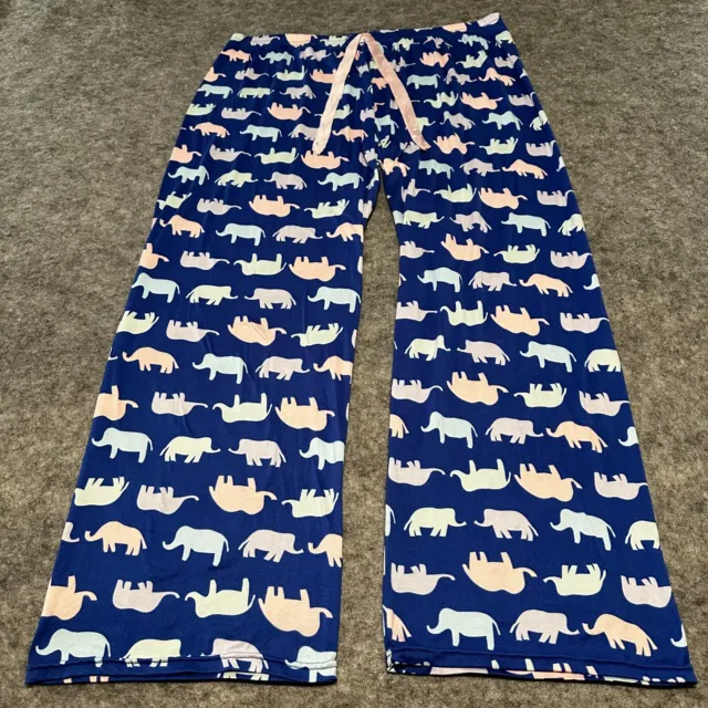 BOBBIE BROOKS SLEEPWEAR Pants Womens 1X Multicolor Elephants Loungewear  Casual $9.49 - PicClick