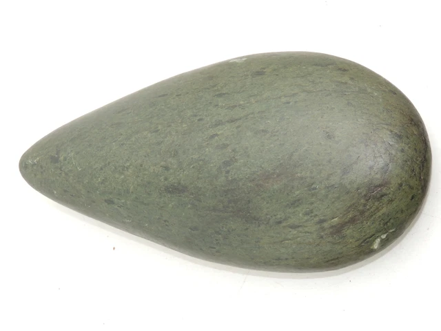 Huge Museum Quality 11" Taino Green Jadeite Hardstone Ceremonial Celt Adze Axe