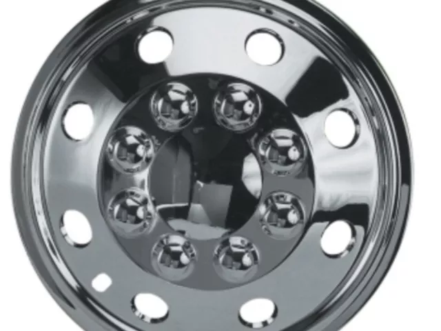 15" American Style Motorhome Camper Vans Chrome Deep Dish Wheel Trims Hub Caps
