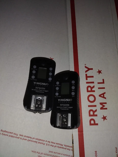 Youngnuo RF605N Wireless Flash Trigger Tranceiver used