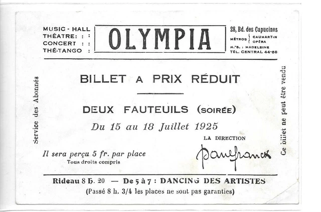 2 RARE TICKETS )) TOURNOI de PARIS 1973 - FC BAYERN FEYENOORD OM