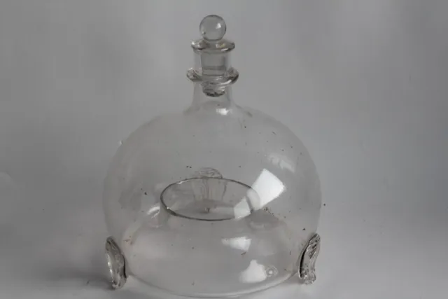 Gobe-mouche verre soufflé XIXe siècle Art populaire (60777)