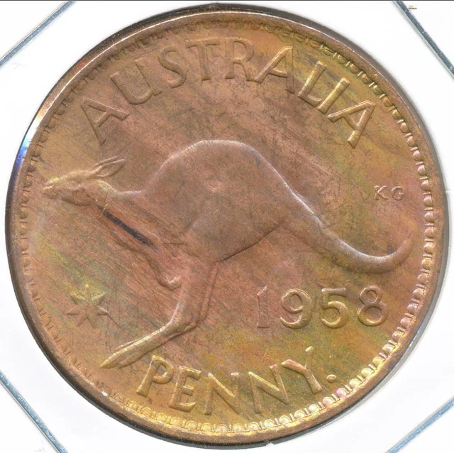 Australia 1958(p) One Penny 1d Elizabeth II - Uncirculated