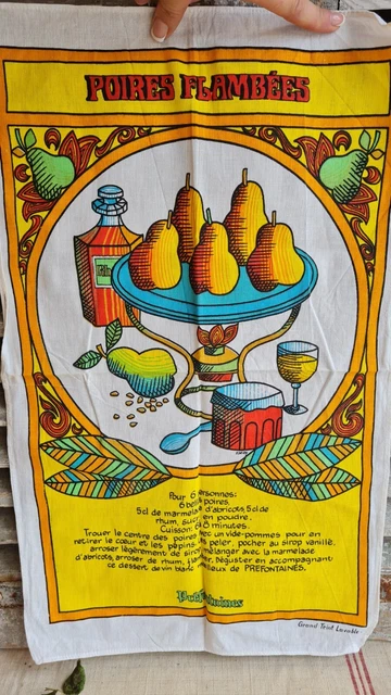 ANCIEN TORCHON , ANNÉE 1970, BOULANGERIE, COLLECTOR