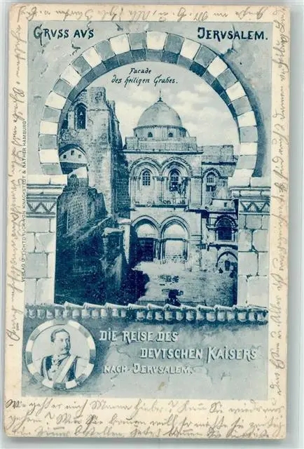 13970777 - Jerusalem Grabeskirche Die Reise des Deutschen Kaisers 1910
