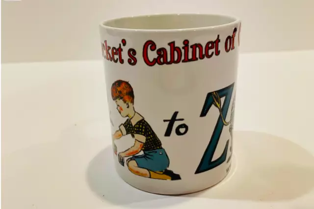 NANTUCKET HISTORICAL ASSOCIATION Cabinet of Curiosities A to Z Ceramic Mug 4" 2