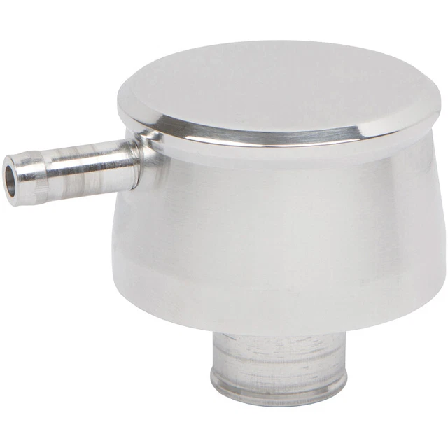 VALVE COVER BREATHER with PCV Valve; Universal Fit; Billet SBC BBC SBF