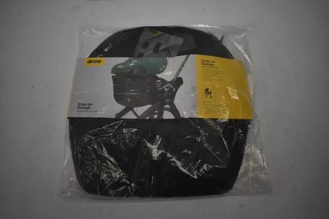 Doona Snap On Storage Bag For Car Seat Stroller Black Easy Installation Mesh