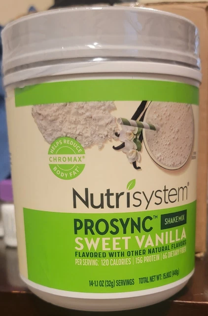 NUEVO Nutrisystem PROSYNC VAINILLA DULCE