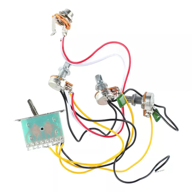 Guitar Circuit Wiring 5 Way Jack Switch Guitar Volume Tone Control Wiring IDS