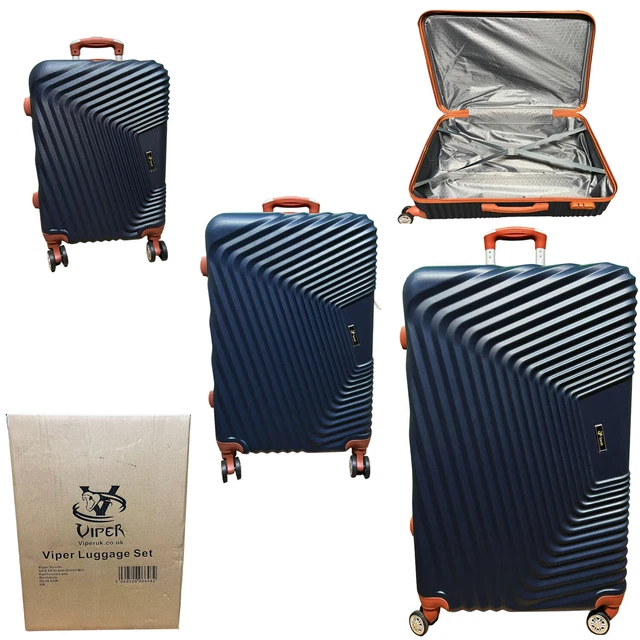 Suitcase Travel Luggage Trolley 4 Wheel Lightweight Hard Shell PC+ABS Cabin Case