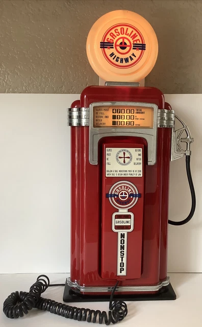 Antique Gasoline Highway Phone-Works & Lights Up When Rings Serial No.109288-17”