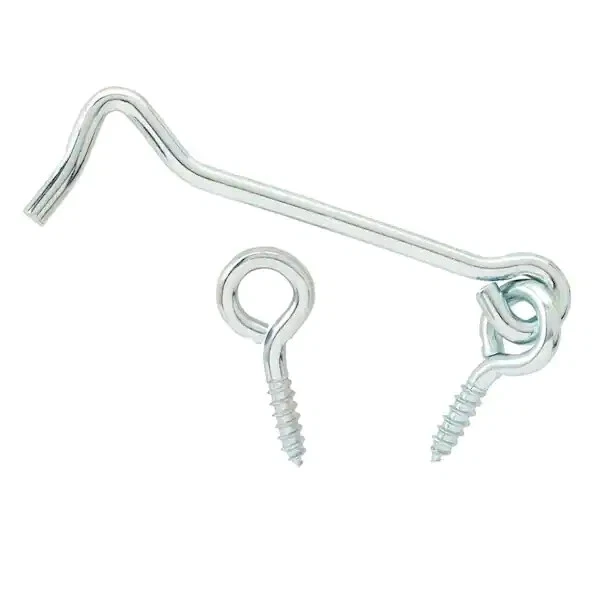 4 in. Zinc-Plated Hook and Eye (2-Pack)🔥🔥 (FREE SHIPPING)🔥🔥