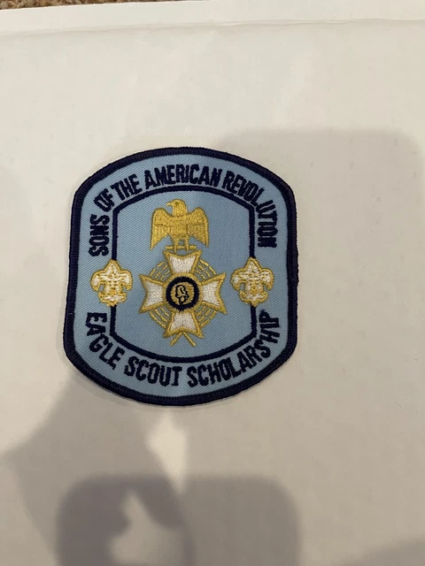Sons Of The American Revolution Bsa Patch Eagle Scout Scholarships Patch