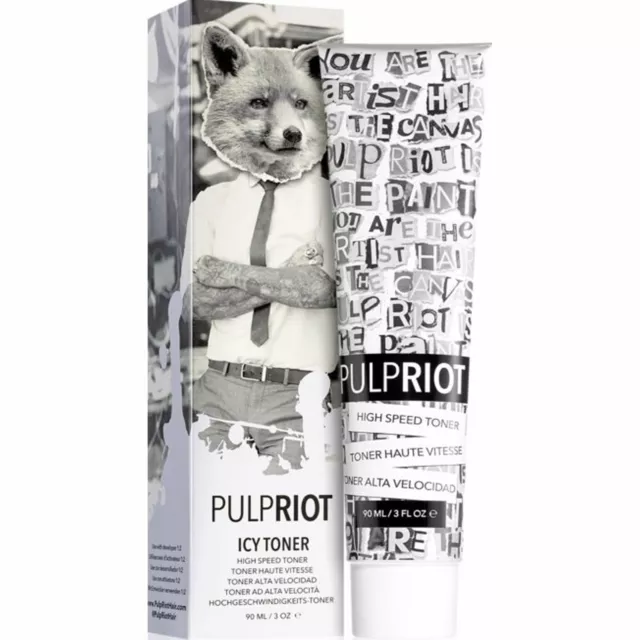 Pulp Riot - Semi Permanent Cruelty-Free & Vegan Hair Dye Toner - Icy 90ml