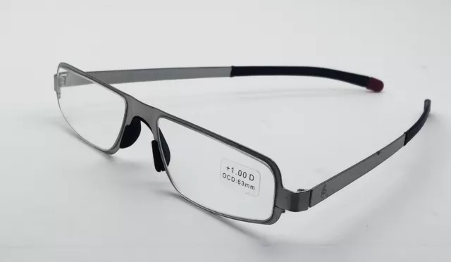 Sparterie Lecteurs De Étoile - 90243 Unisexe Lecture Lunettes + 1.00 Noir/Argent