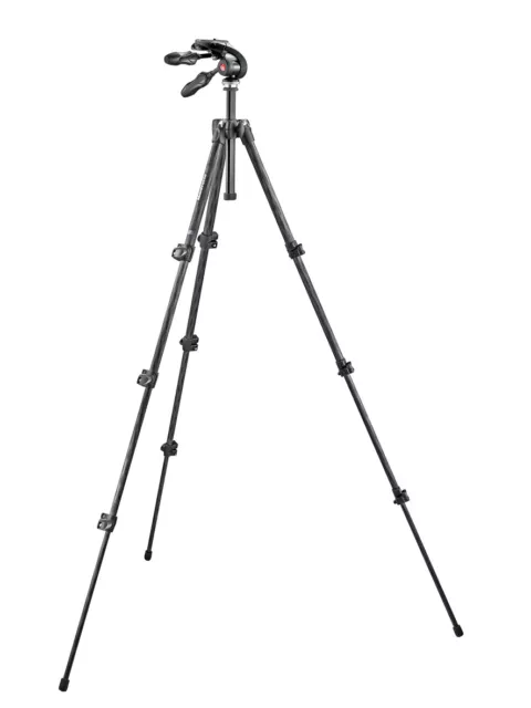 MANFROTTO Trépied MK293C4-D3Q2 Kit Trépied En Carbone + Tête À 3 Voies