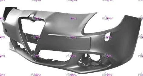 Paraurti Anteriore Verniciabile Per BMW F30 F31 2011-2014 - Con Fori PDC, Lavafari E Park Assist - Modello Base