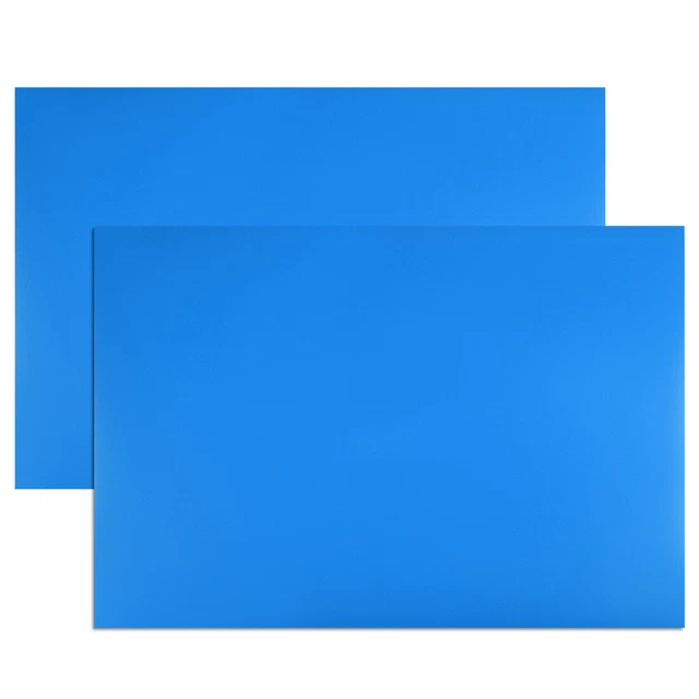 2 Pz Asciutto Cancella Flessibile Magnetico 11.7" x 8" Magnetico Foglio  Blu
