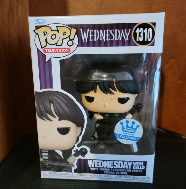 Funko Pop!TV: Wednesday-Wednesday #1310 w/Cello  & POP Protector